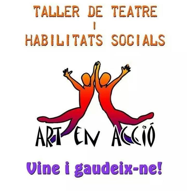 art en accio teatre logo amb text